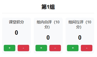 课堂评价积分榜